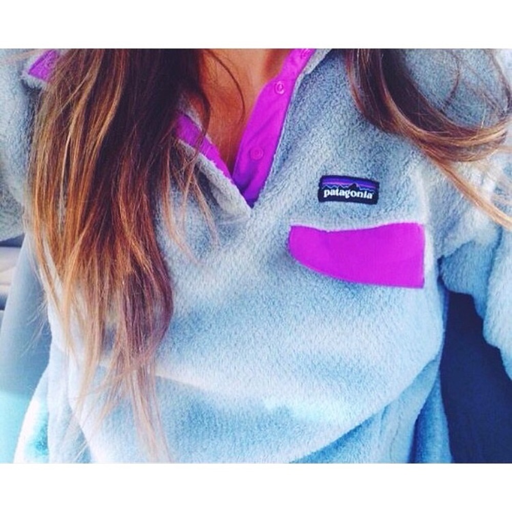 Patagonia Re-Tool Pullover Cozy Sweater Gray/Harvest Blue Small - Picture 7 of 7